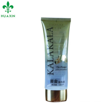 guangzhou huaxin plástico oval plana bb creme oval tubo de cosméticos para venda